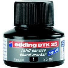 Чернила для борд-маркеров Edding BTK25/001 25мл черные
