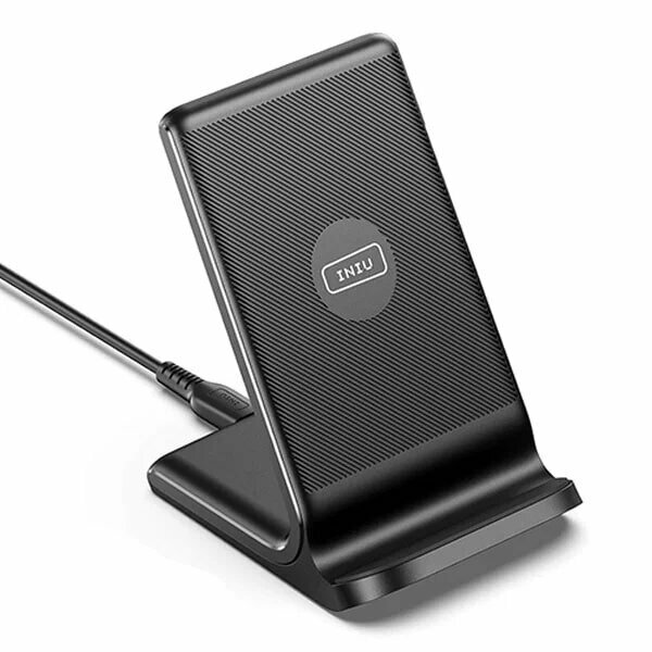 Беспроводное зарядное устройство INIU SAFE Fast Charge Pro 15W Black черное WI-211