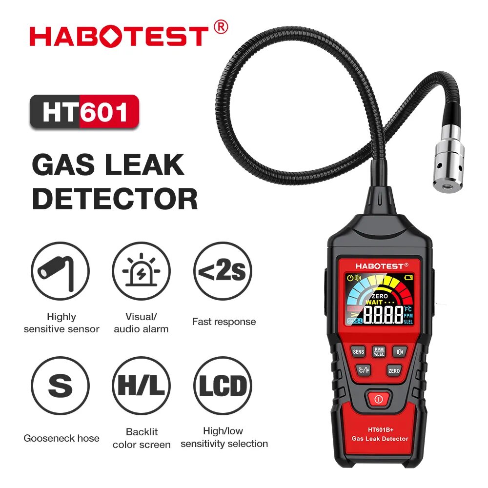 Детектор утечки газа HABOTEST HT601A