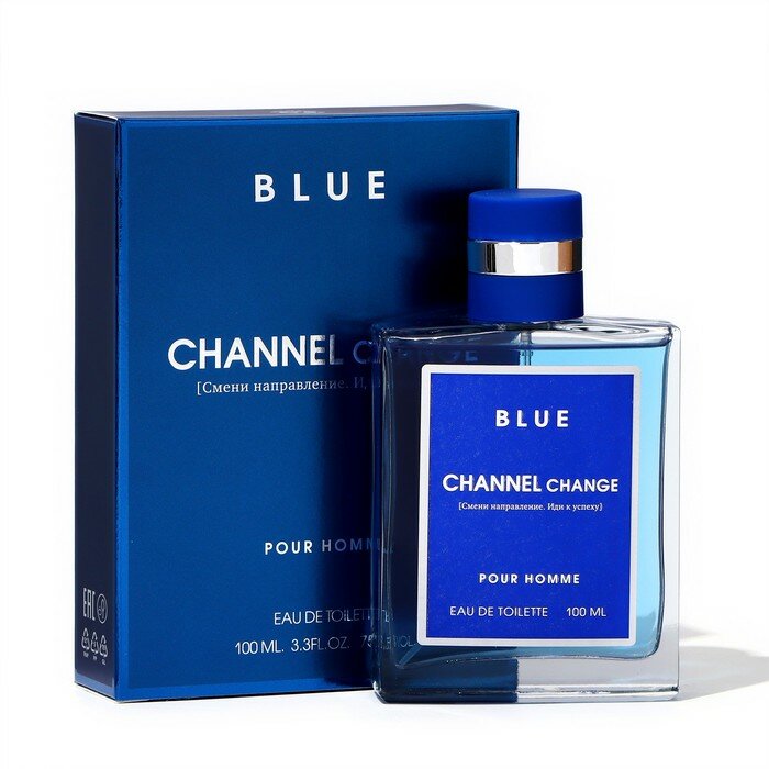 Туалетная вода для мужчин Channel change Blue, 100 мл 10185536