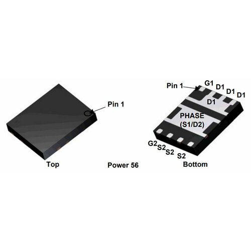 Микросхема FDMS3624S N-Channel MOSFET 25V 30A PQFN5X6 микросхема fdms3615s n channel mosfet 25v 23a power56