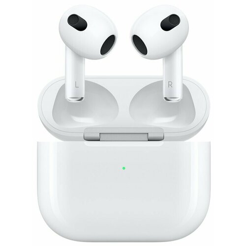 Беспроводные наушники Apple AirPods 3 Lightning Charging Case, Lightning, белый беспроводные наушники apple airpods 3 color lightning charging case сильвер