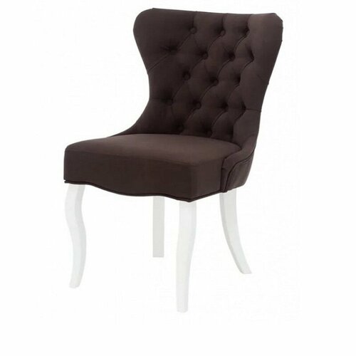 Мебель Импэкс Leset, Велюр, white enamel/chocolate 04