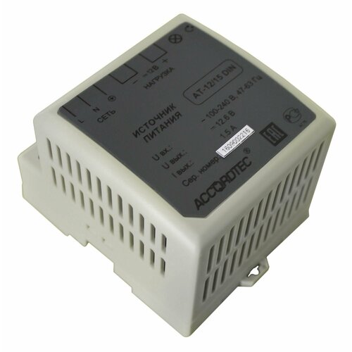 Блок питания для крепления на DIN-рейку AT-1215 DIN 1208₽