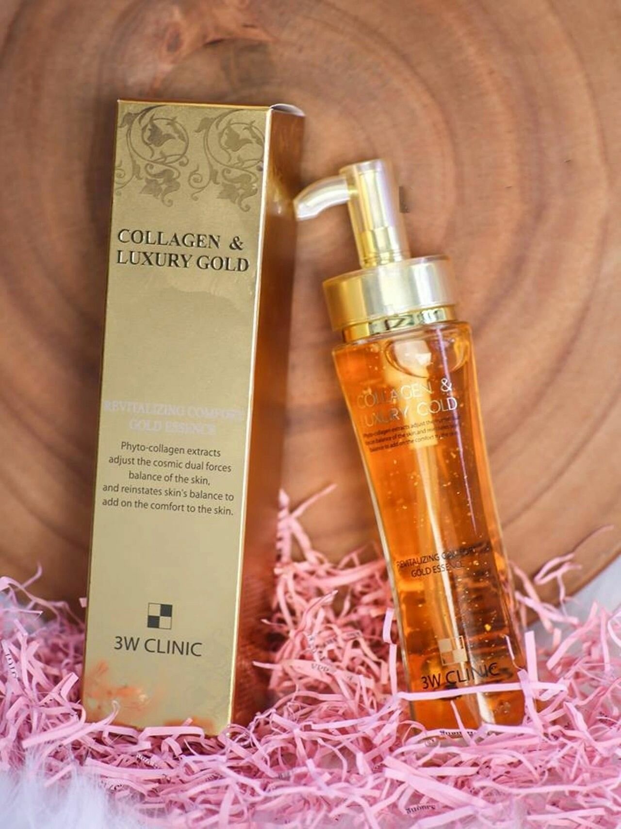 Эссенция для лица 3W CLINIC Collagen & Luxury Gold Revitalizing Comfort Gold Essence