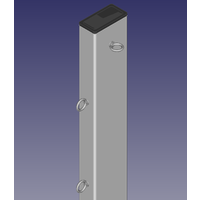 Комплект стоек для большого тенниса, волейбола и бадминтона с игровой сеткой Standart 001 уличный предназначен для  ...