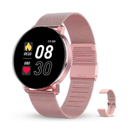 Женские спортивные смарт-часы цвет розовый 2 ремешка в комплекте 254000₽