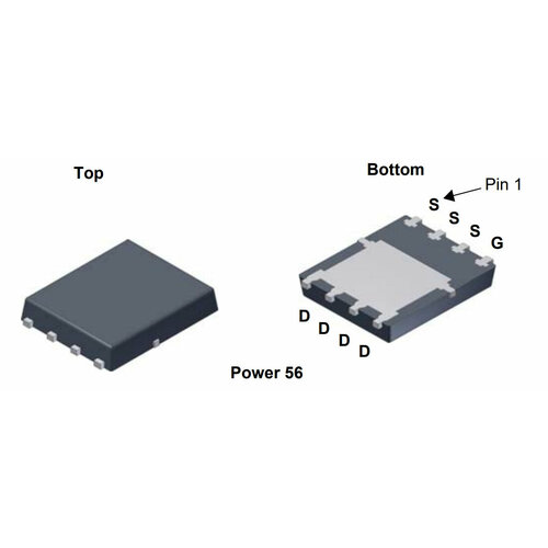 Микросхема FDMS7682 N-Channel MOSFET 30V 22A POWER56 микросхема fdms3615s n channel mosfet 25v 23a power56