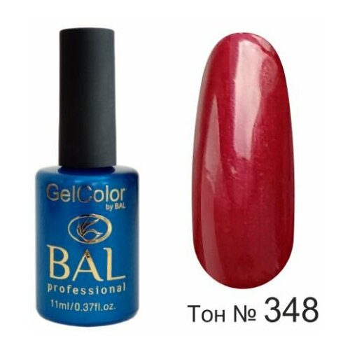 BAL Gel Color №348 Гель-лак каучуковый Аргентинское танго 11 мл чай зеленый аргентинское танго 100 г