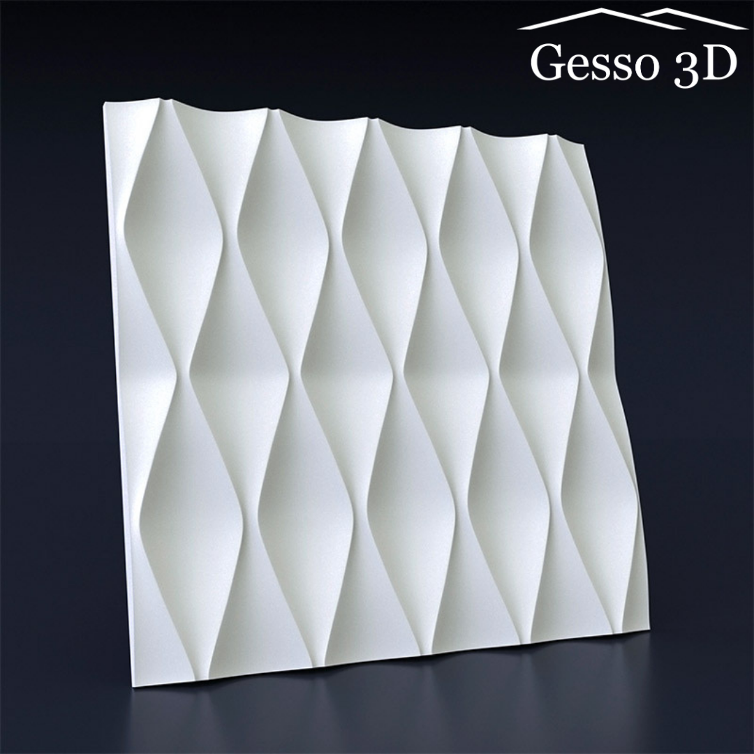 Гипсовая панель Gesso 3D "Глобула" 500x500x25 мм, Упаковка 20 шт, 5 м2
