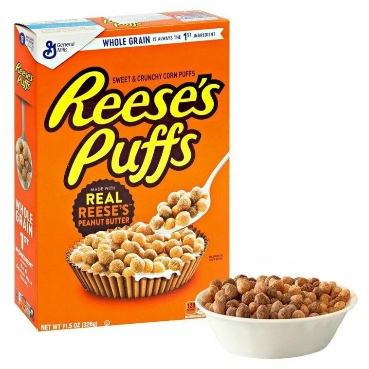 Готовый завтрак Reese's Puffs Peanut Butter, 326 г - фотография № 3