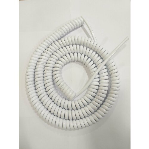 Спиральный кабель полиуретановый 3х1.5/2800-9000мм белый