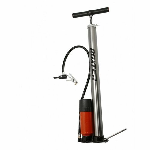 Насос напольный двуручный стальной 38x530мм AVFV серебристый с манометром пакетхедер 159600₽