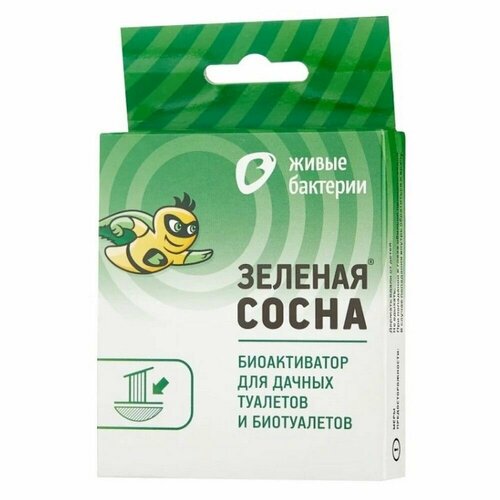 фото Биоактиватор зеленая сосна для дачных туалетов и выгребных ям 50 г живые бактерии