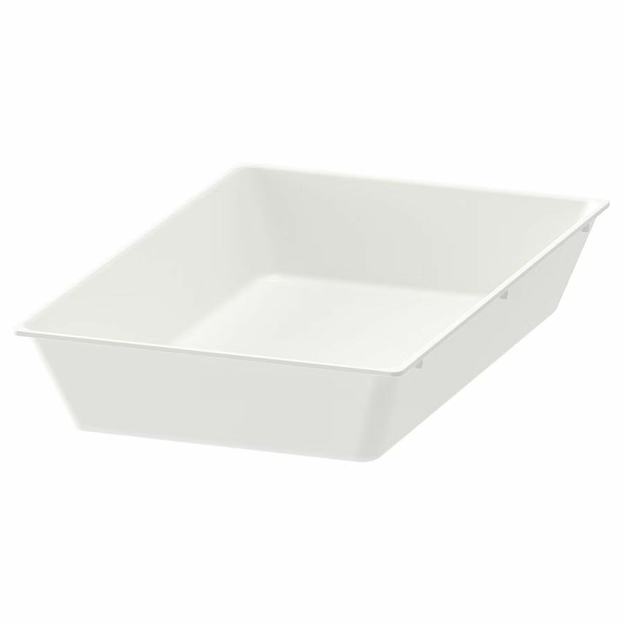 фото Лоток для столовых приборов IKEA UPPDATERA, белый, 20х31 см. Вставка в ящик икеа упдатера. 1 шт.