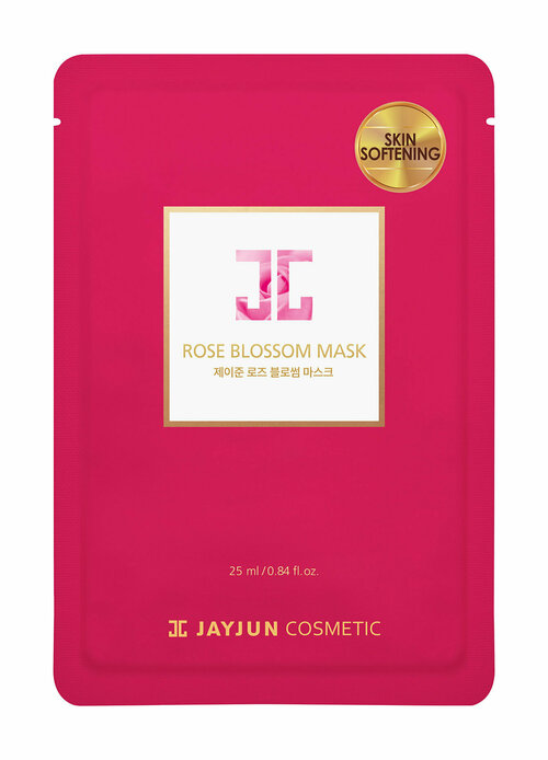 Тканевая маска для лица с розовой водой и гиалуроновой кислотой JayJun Rose Blossom Mask