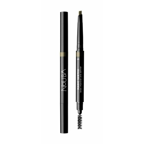 Автоматический карандаш для бровей 3 шатен Nouba Magic Sketch Brow Pencil