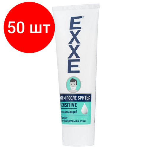 Комплект 50 штук, Крем после бритья EXXE sensitive д/чув кожи, 80 мл