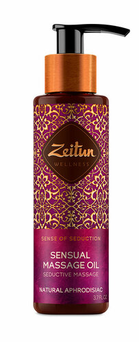 Массажное масло для тела с натуральным афродизиаком Zeitun Sensual ...