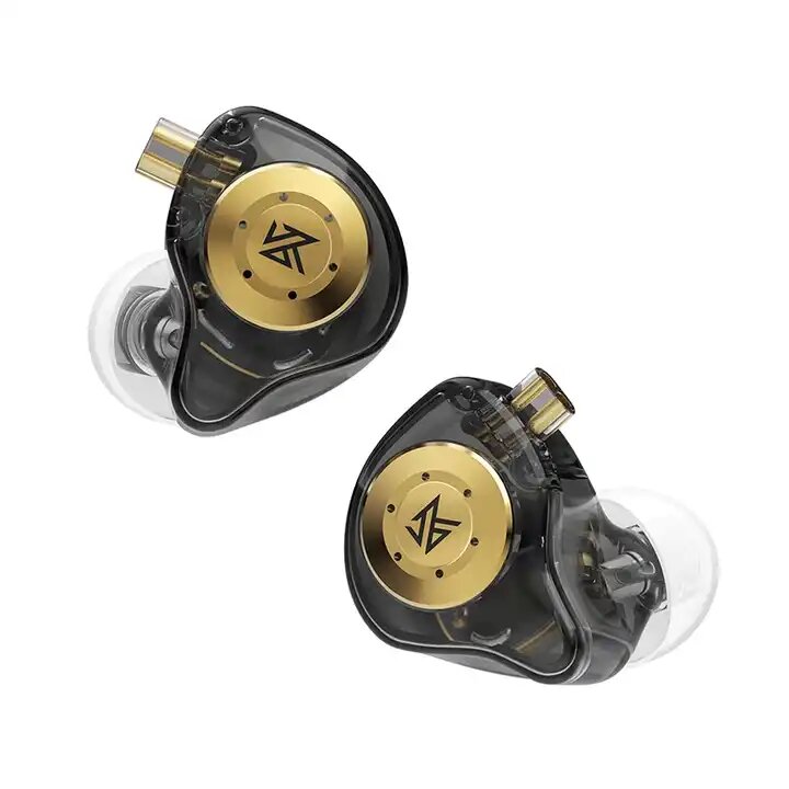 Наушники KZ EDX PRO двойные магнитные динамические Hi-Fi Bass - 10-20КГц - 24Ом - 112дБ - с микрофоном - черные