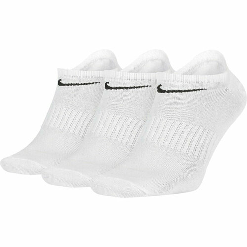 фото Носки nike everyday lightweight training no-show socks, размер l, белый