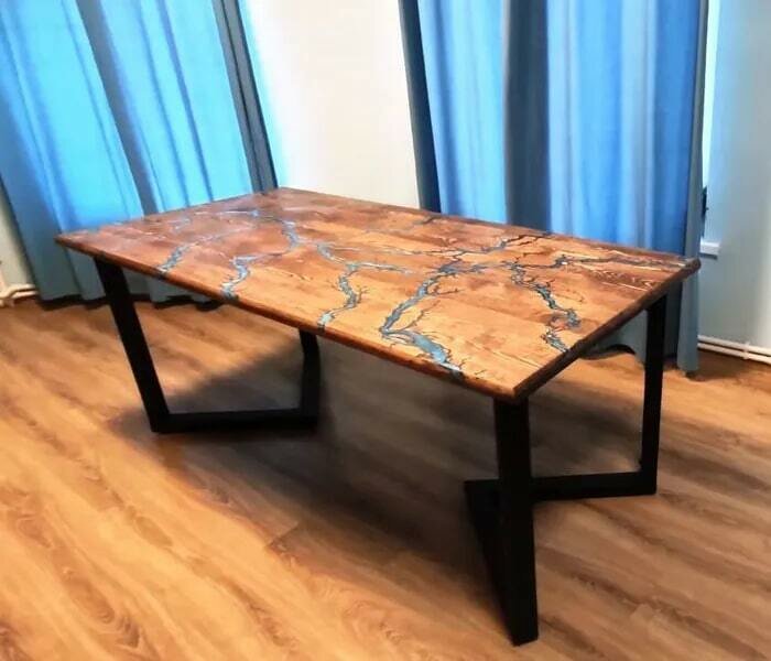 фото Стол обеденный из массива дерева Schones 240