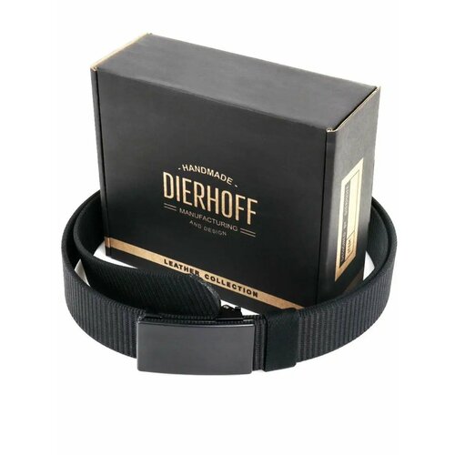 фото Ремень dierhoff, размер 135, черный