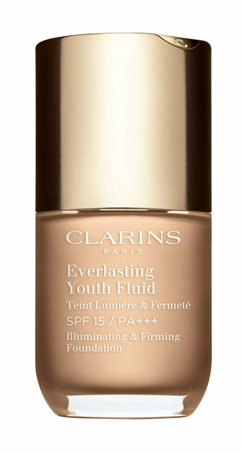 Тональный флюид для лица с омолаживающим действием 105 Clarins Everlasting Youth Fluid SPF 15 PA+++
