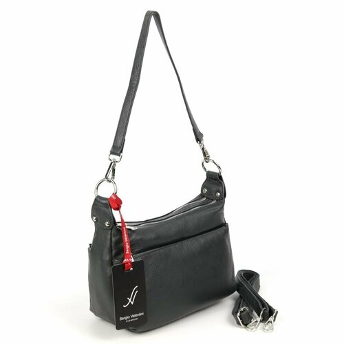 Сумка мессенджер Sergio Valentini SV-8628 Д.Блу, 2, фактура гладкая, синий