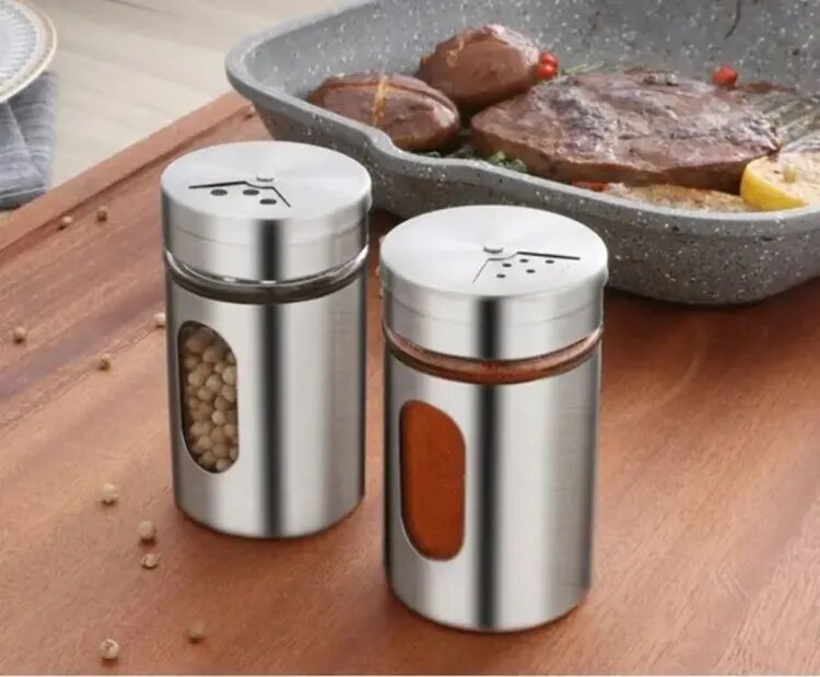 фото Набор для специй, Солонка и перечница, Банки для соли перца