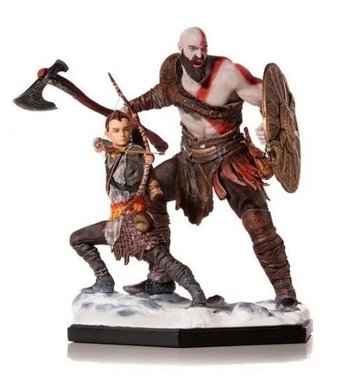 Статуэтка Кратос и Атрей - Kratos and Atreus God of war
