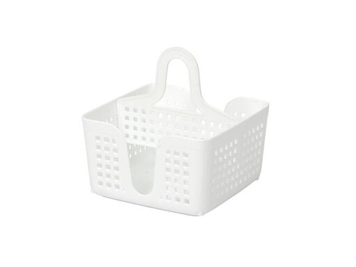 фото Органайзер "Лофт" переносной с перегородкой 150х150х160мм (белый) 430006