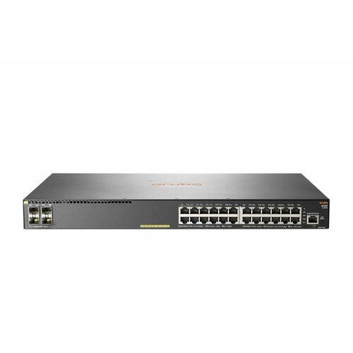 Коммутатор HPE JL255A Aruba 2930F 24G PoE 370W 4SFP Managed L3 Lite 21059000₽