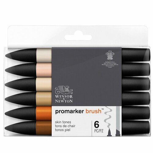 Набор маркеров-кистей худож двухсторонние Winsor&Newton 