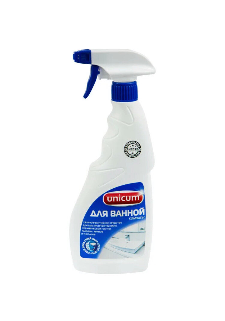 Unicum спрей для чистки ванной комнаты, 0.5 л