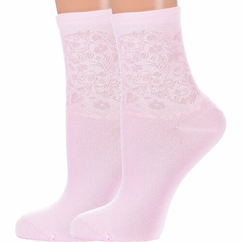 фото Носки красная ветка, 2 пары, размер 23-25, розовый