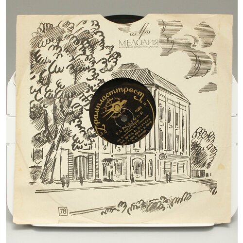 Пластинка для патефона и граммофона Б. С. Дейнека - Pasaremos / No Pasaran!