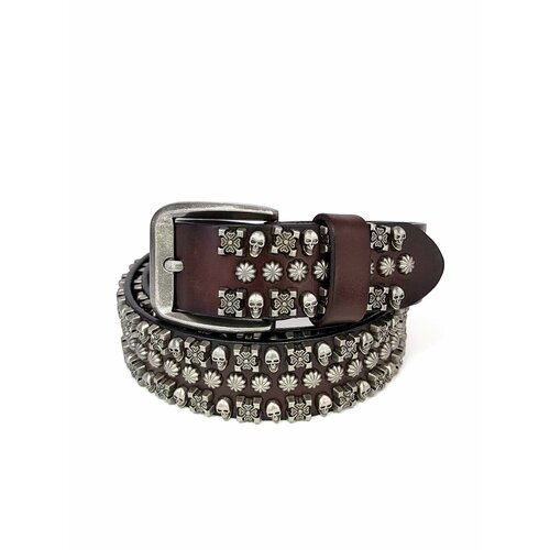 фото Ремень , размер 120, коричневый hagust