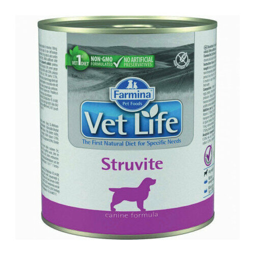 Паштет Vet Life Dog Struvite / при струвитах для собак 300г