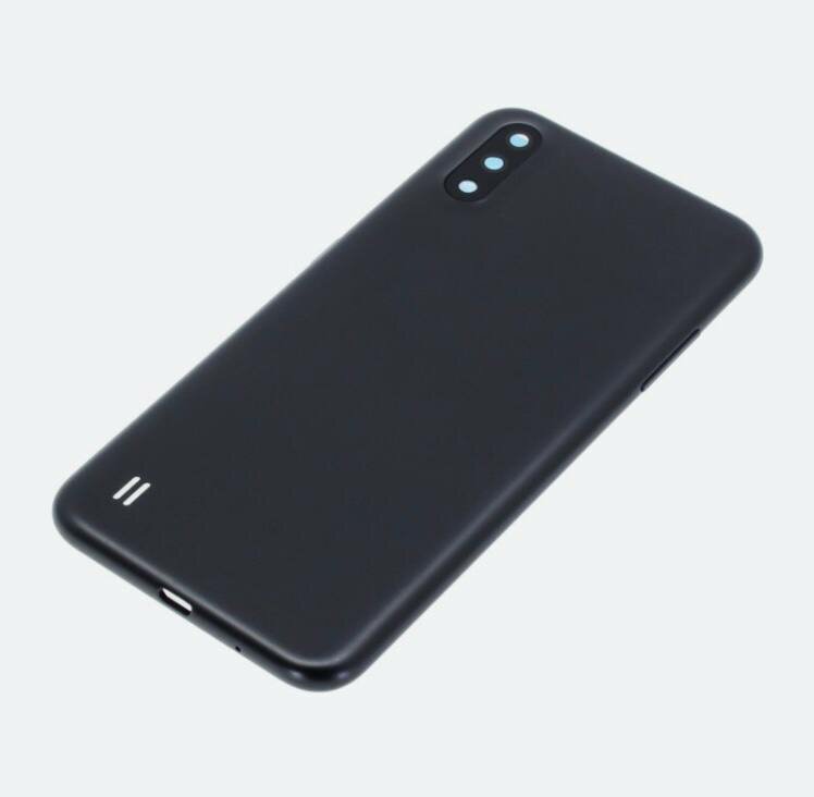 Задняя крышка для Samsung Galaxy A01 (A015F) Черный — фото 6