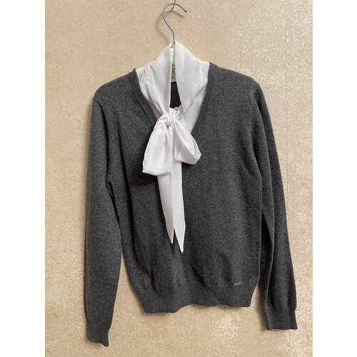 Джемпер , размер 140, серый