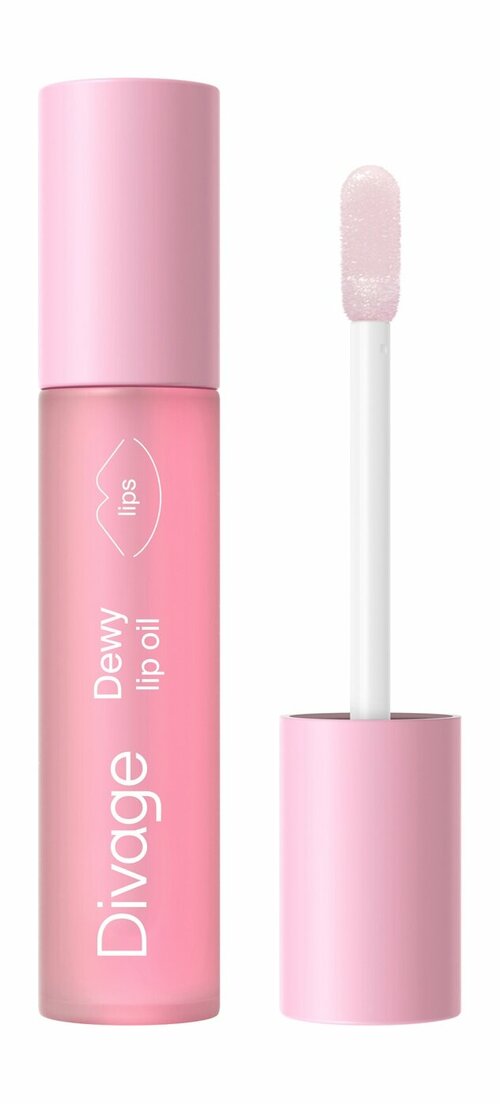 DIVAGE Масло для губ Dewy Lip Oil с с ароматом клубники strawberry, 3 мл, 01