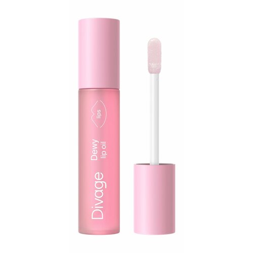 DIVAGE Масло для губ Dewy Lip Oil с с ароматом клубники strawberry, 3 мл, 01