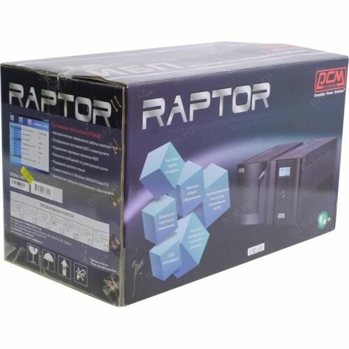 Интерактивный ИБП Powercom RAPTOR RPT-1500AP LCD