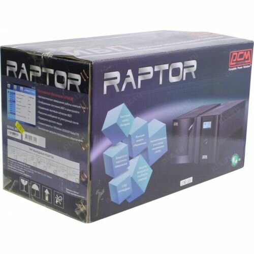 ИБП POWERCOM Raptor , 1500ВA - фото №8