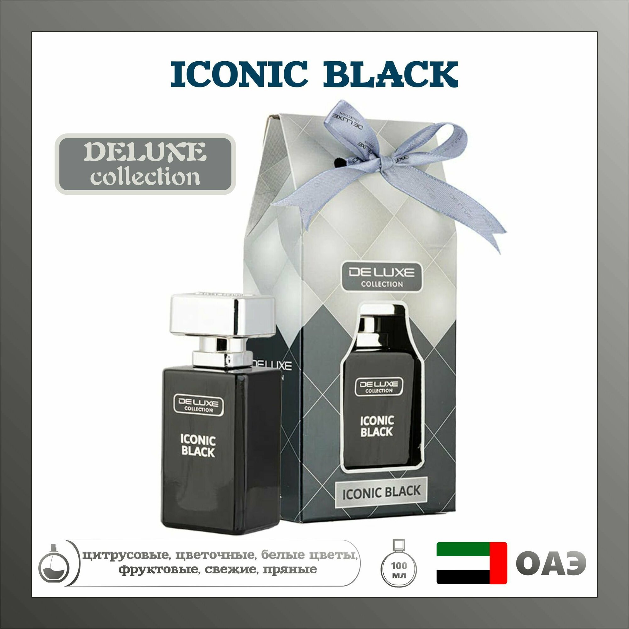 Молочные духи-спрей Deluxe Collection Iconic Black, 50 мл