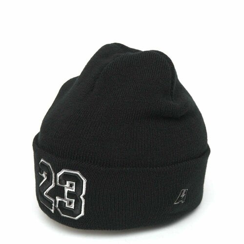 фото Шапка бини atributika & club, размер 52-54, черный