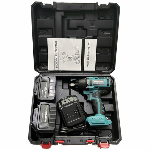 Аккумуляторный ударный гайковерт Heimerdinger 650Нм 12 2х9Ач кейс 14061₽