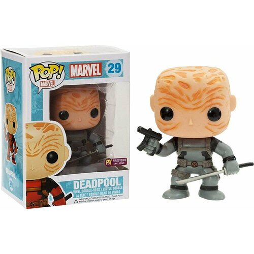 Фигурка Funko POP! Deadpool: Deadpool Maskless Gray Suit (Дэдпул, 29)