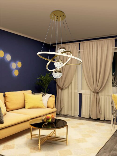 Светодиодная люстра подвесная VertexHome VER-1033 стиль модерн, на кухню, в детскую, в спальню, в гостиную